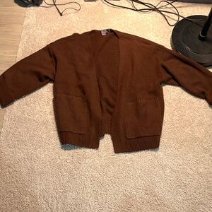 Anthropologie Brown cardigan